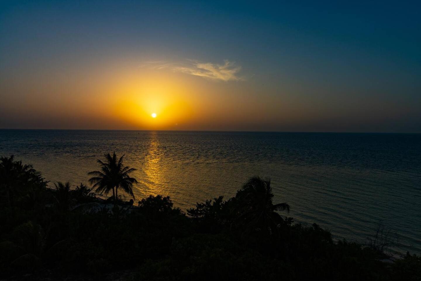 Hermoso Departamento Con Vista Al Mar Isla Holbox Buitenkant foto
